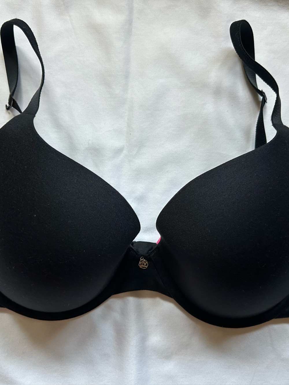 Betsey Johnson Black Molded T-Shirt Bra